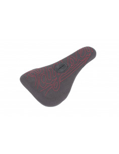 Selle Odyssey Big Stitch Slim Cap Pivotal Black/Red 2