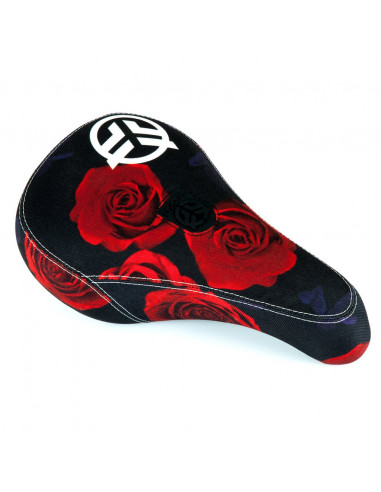 Federal Mid Pivotal Roses Seat - Black / Red With White Logo