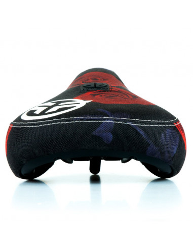 Federal Mid Pivotal Roses Seat - Black / Red With White Logo