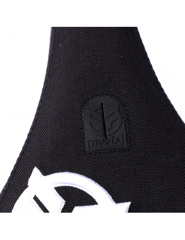 Selle Federal Mid Pivotal Logo White Raised Stitching Black