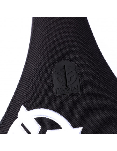 Federal Mid Pivotal Seat Logo White Raised Stitching Black