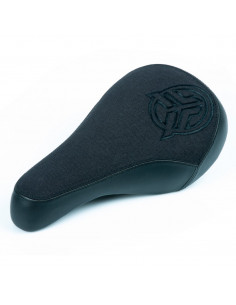 Selle Federal Mid Stealth Logo - Black Canvas Top W/Faux Leather Panels Black