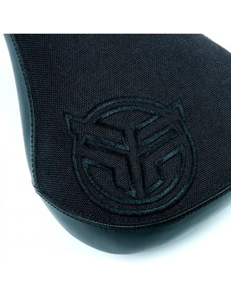 Selle Federal Mid Stealth Logo - Black Canvas Top W/Faux Leather Panels Black