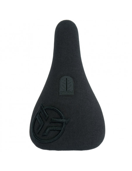 Federal Slim Pivotal Seat Logo Black Raised Stitching Black