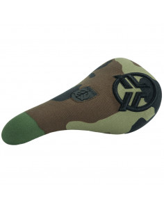 Federal Slim Pivotal Seat Logo Camo Raised Stitching Black