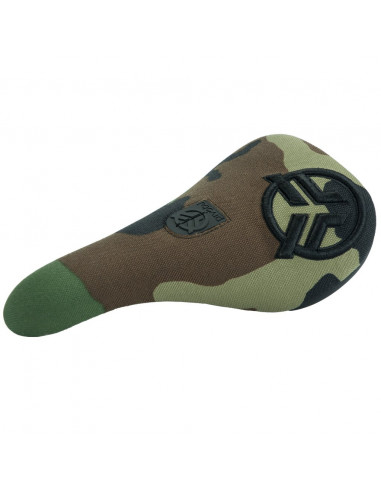 Federal Slim Pivotal Seat Logo Camo Raised Stitching Black