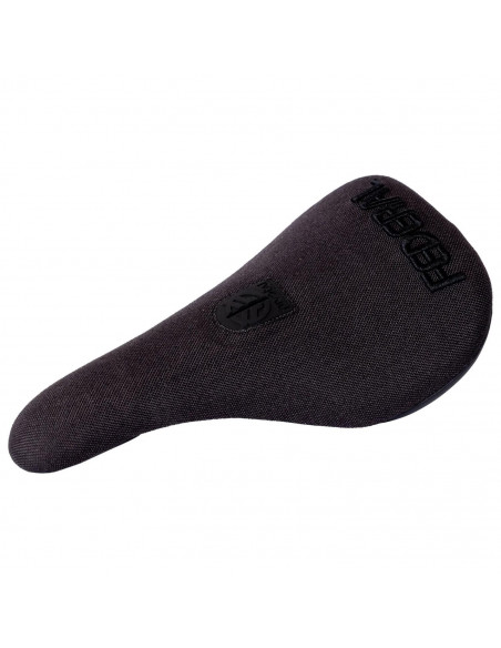 Federal Slim Pivotal Embroidered Word Seat - Black