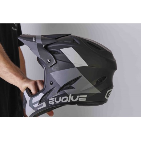 CASQUE EVOLVE STORM MATTE BLACK