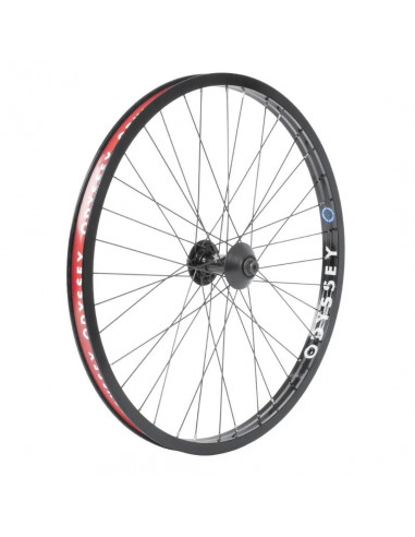 Odyssey Hazard Lite Black Front Wheel 24