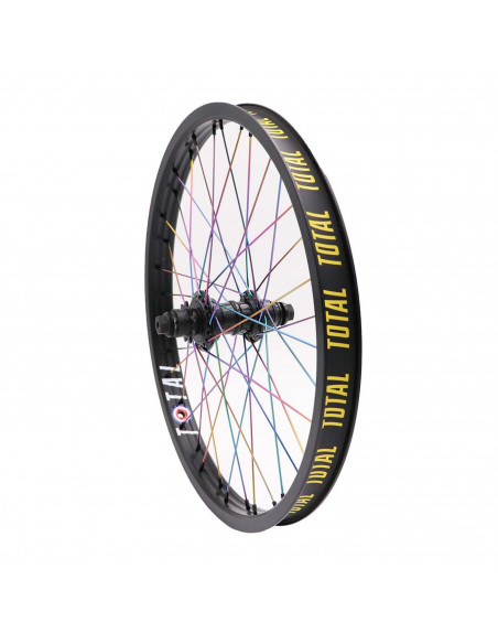 Rear Wheel Total Techfire Black/Rainbow