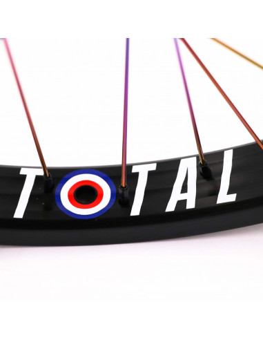 Roue Arriere Total Techfire Rainbow/Black