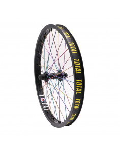 Roue Avant Total Techfire Black/Rainbow
