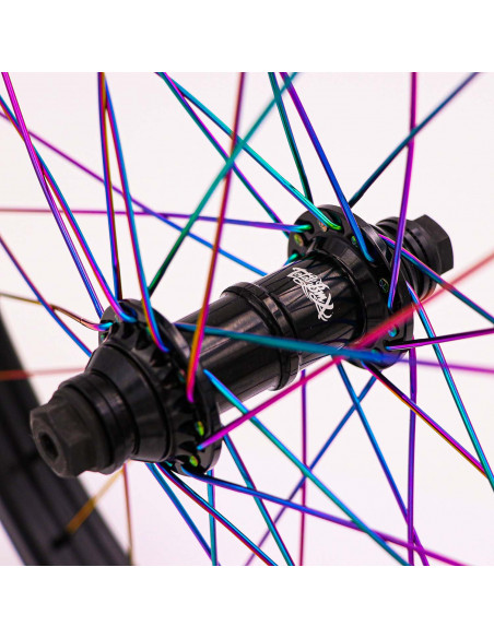 Roue Avant Total Techfire Black/Rainbow