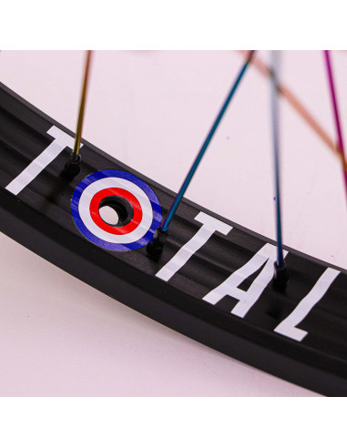 Roue Avant Total Techfire Black/Rainbow
