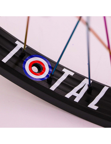 Roue Avant Total Techfire Black/Rainbow