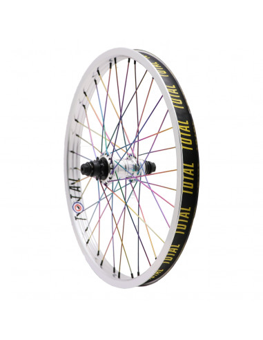 Roue Arriere Total Techfire Rainbow/Silver