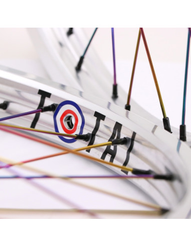 Roue Avant Total Techfire Rainbow/Silver