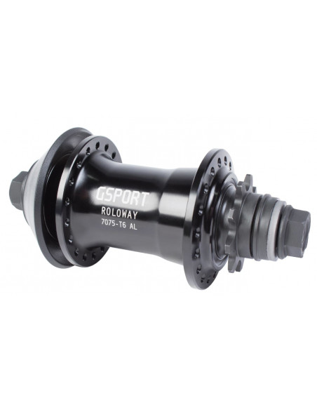 Moyeu Arriere Gsport Roloway Cassette 9t Rhd/Lhd Black