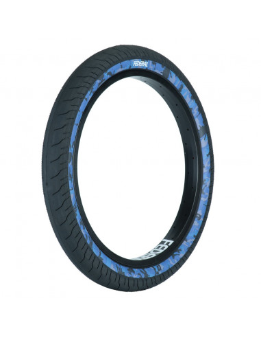 Pneu Federal Command Lp Black With Blue Camo Sidewall