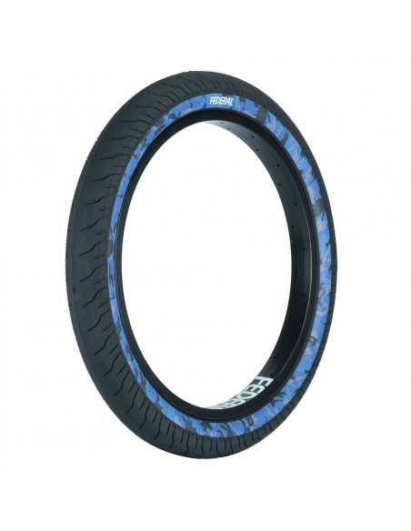 Federal Command Lp Tire Black With Blue Camo Sidewall
