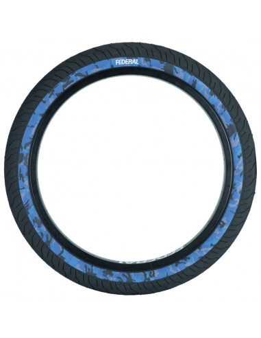 Pneu Federal Command Lp Black With Blue Camo Sidewall