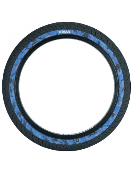 Pneu Federal Command Lp Black With Blue Camo Sidewall