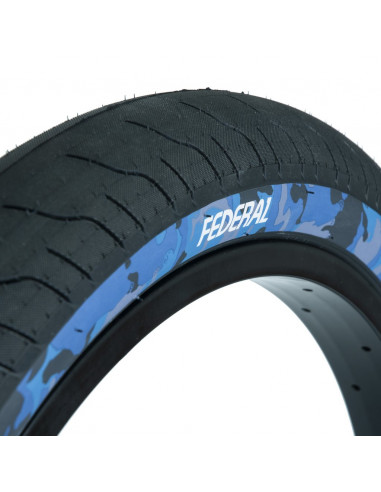 Pneu Federal Command Lp Black With Blue Camo Sidewall