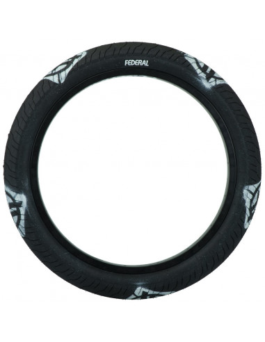 Federal Command Lp Tire Black With White Logo
