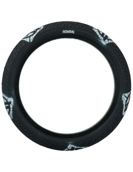 Federal Command Lp Tire Black With White Logo