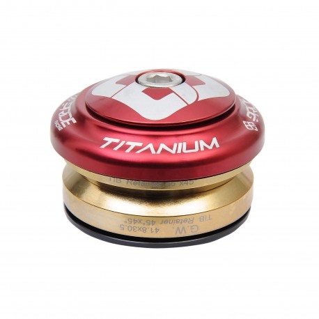 JEU DE DIRECTION PRIDE TI45 TITANIUM RED