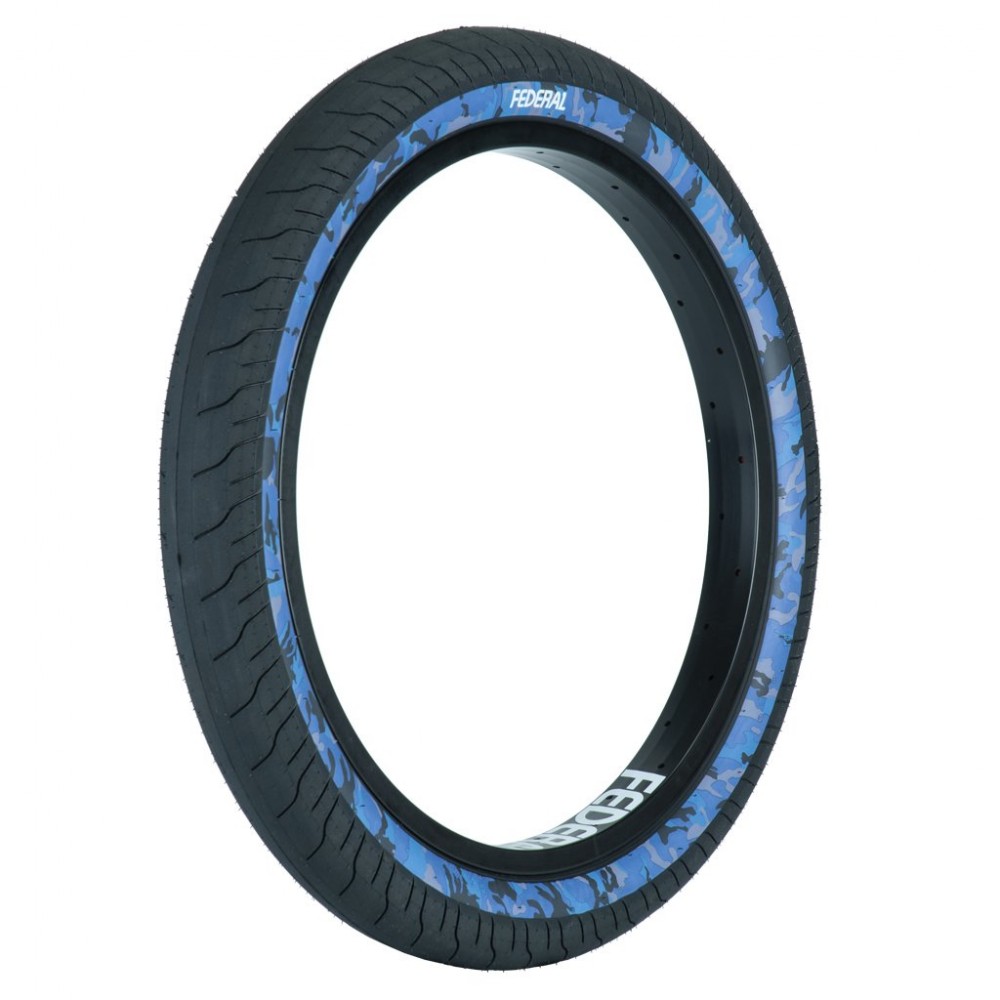 FEDERAL COMMAND LP TIRE BLACK WITH BLUE CAMO SIDEWALL