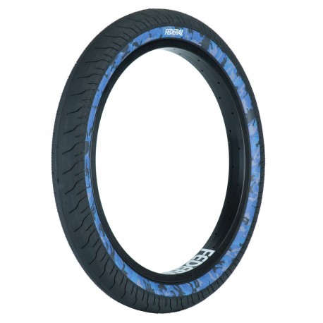 FEDERAL COMMAND LP TIRE BLACK WITH BLUE CAMO SIDEWALL