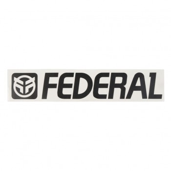 FEDERAL STICKERS 170mm DIE CUT - BLACK