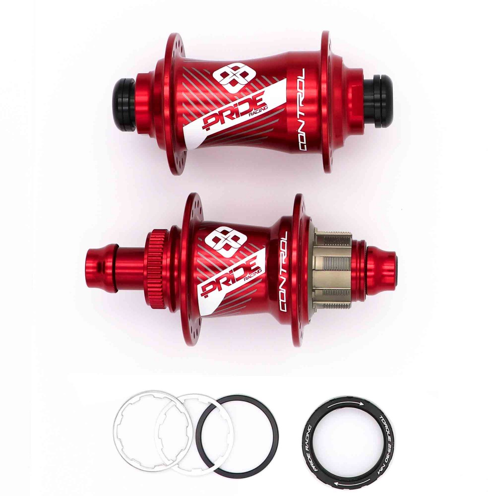 PRIDE CONTROL PRO 36H HUBS PAIR RED
