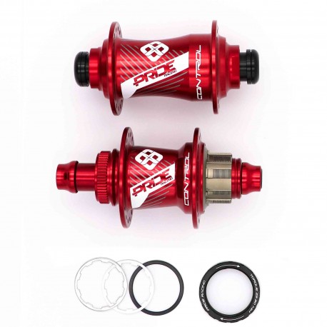 PRIDE CONTROL PRO 36H HUBS PAIR RED