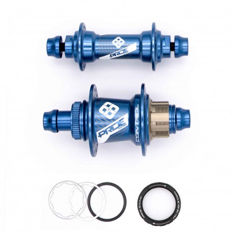 PAIRE DE MOYEUX PRIDE CONTROL EXP 28H BLUE