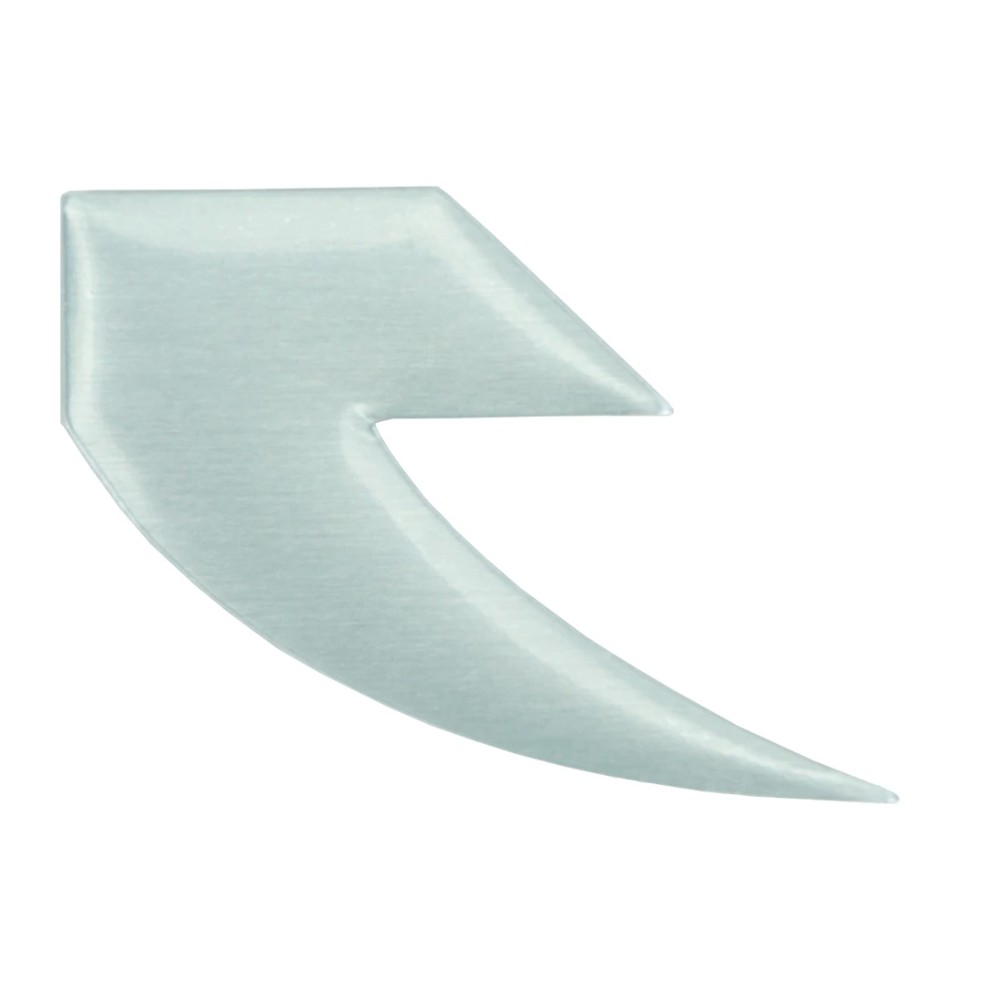 BADGE TALL ORDER LOGO ALU FLAT POLISHED