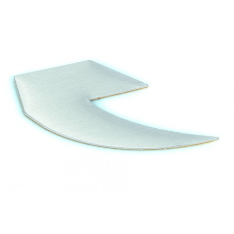 BADGE TALL ORDER LOGO ALU FLAT POLISHED