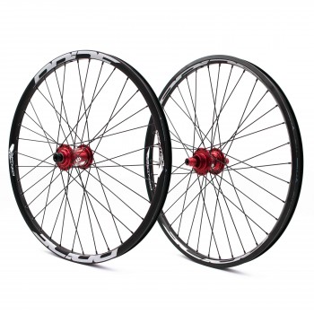 PAIRE DE ROUES PRIDE CONTROL PRO CRUISER 36H - RED