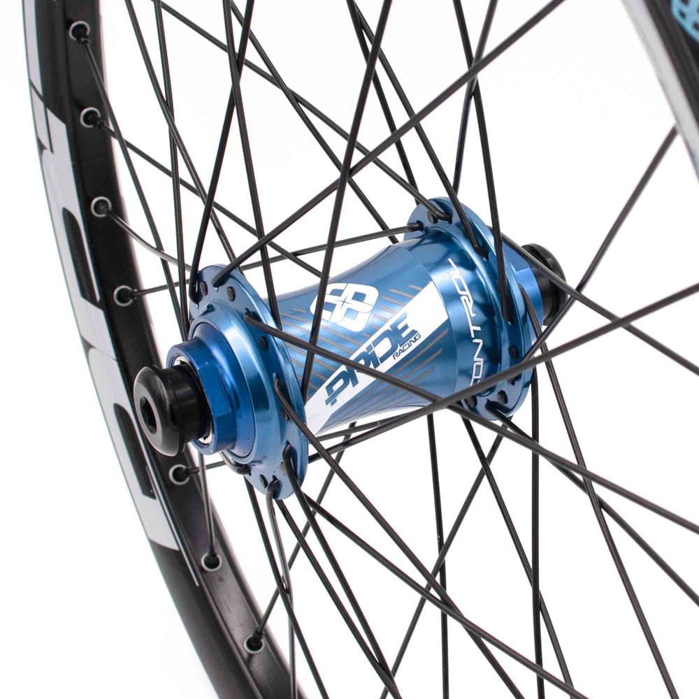 PAIRE DE ROUES PRIDE CONTROL PRO DISC 36H - BLUE