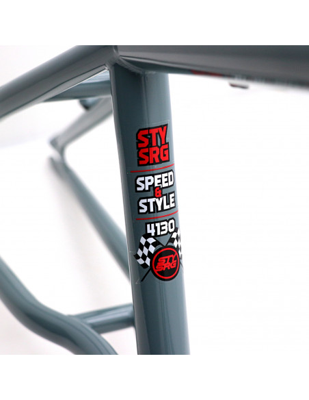 Cadre Stay Strong Speed and Style CrMo - Gris