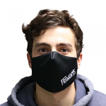 FRENCHYS FACE MASK LOGO BLACK 2