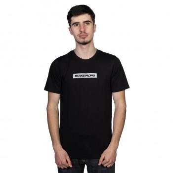 STAYSTRONG T-SHIRT WORD BOX BLACK