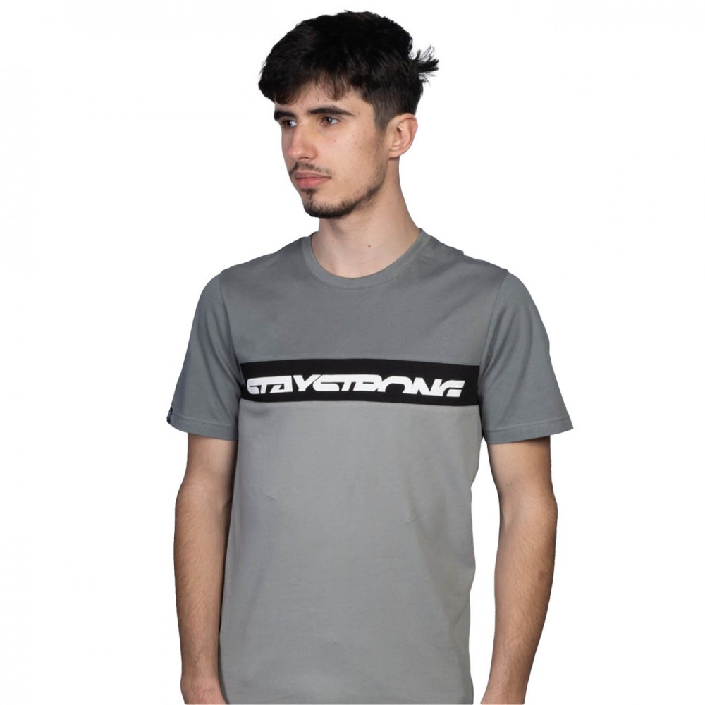 T-SHIRT STAYSTRONG CUT OFF BLACK/GREY