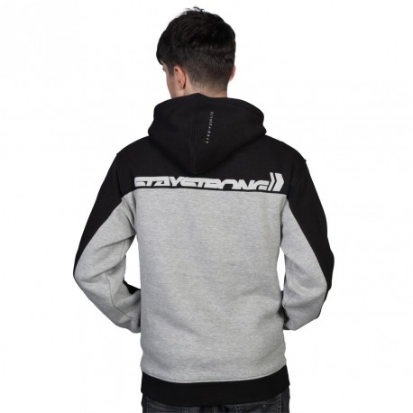 STAYSTRONG SWEAT CUT OFF BLACK/GREY
