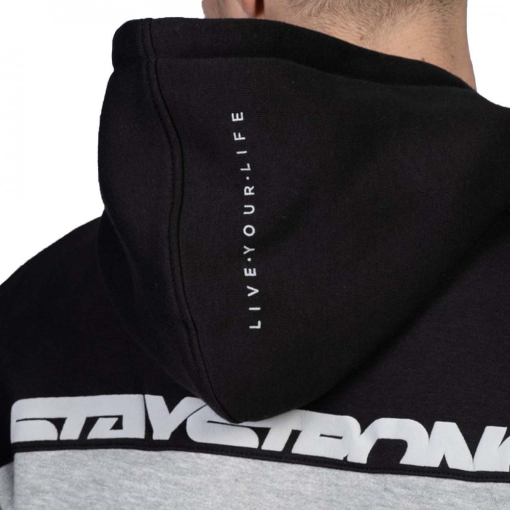 STAYSTRONG SWEAT CUT OFF BLACK/GREY