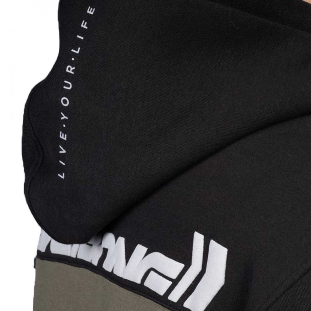 SWEAT STAYSTRONG CUT OFF BLACK/ARMY GREEN