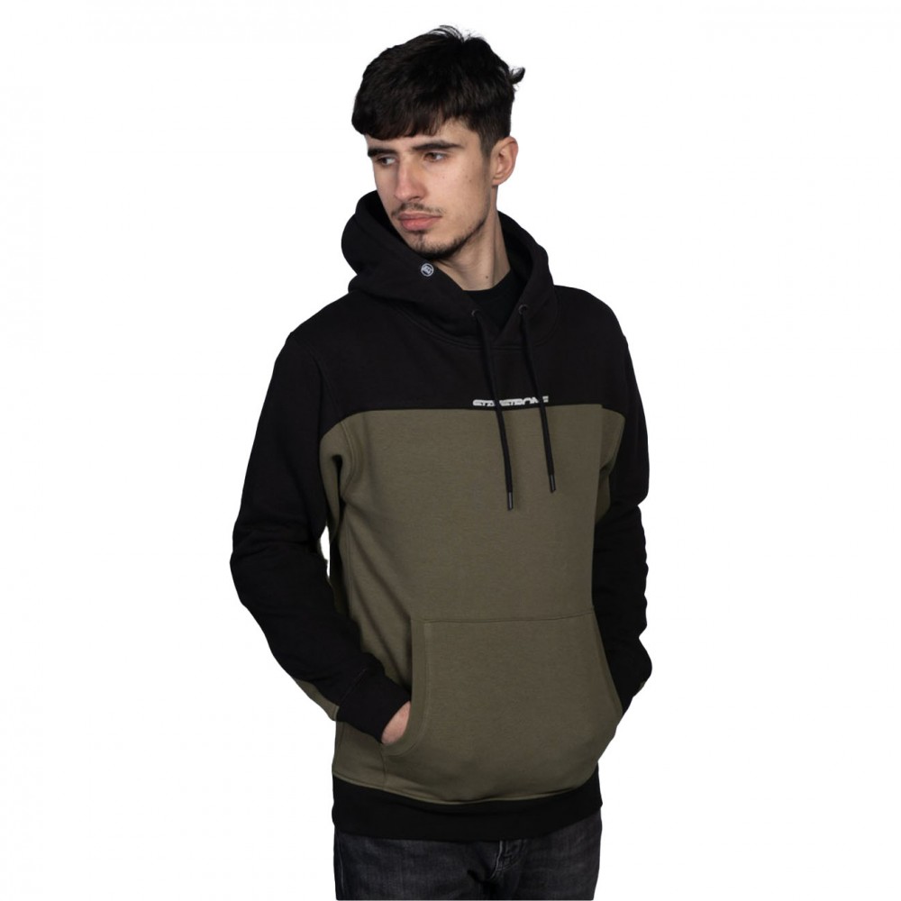 SWEAT STAYSTRONG CUT OFF BLACK/ARMY GREEN