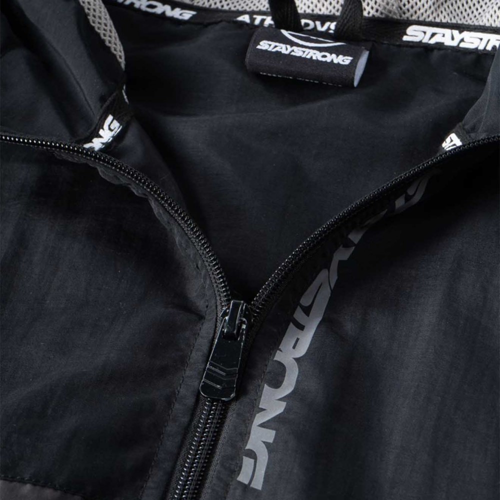 JACKET STAYSTRONG CUT OFF VERTICAL BLACK