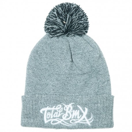 TOTAL BMX BOBBLE BEANIE GREY